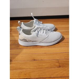 Cole Haan Grandsport Journey Snake Lace Up Womens White Sneakers Shoes 9.5